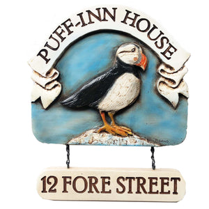 Puffin Personalized Custom Sign