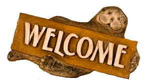 Sea Otter Art Welcome Sign item 364
