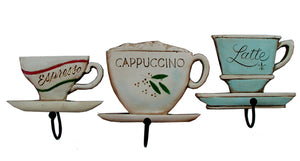 Set of 3 coffee cup plaques   item 554A