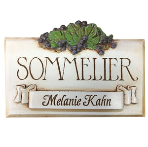 Personalized Wine Sign, Sommelier  Sign personalized  item 733