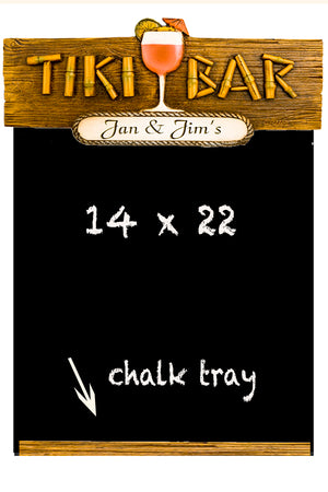 Tiki Bar Chalkboard