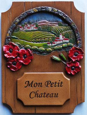 Tuscan Poppy Personalized Decor Sign