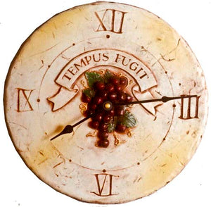 Tuscan  Italian Grape Decor Clock  item 642