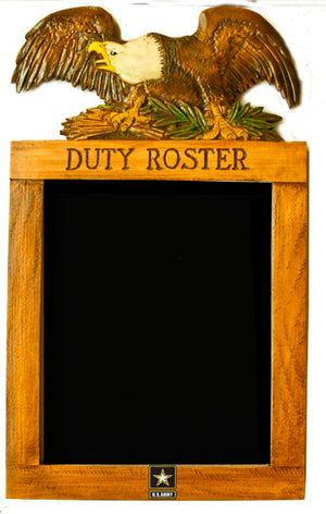 U.S.Army Duty Roster Chalkboard