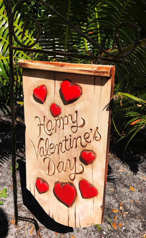 Valentines Day Yard Sign and stake