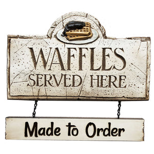 Waffles Restaurant Sign Customized 