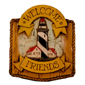 Welcome Friends Lighthouse Sign item 334