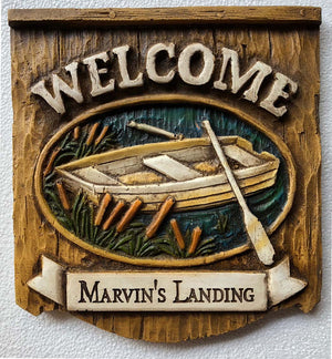 Welcome Lake House Personalized Sign