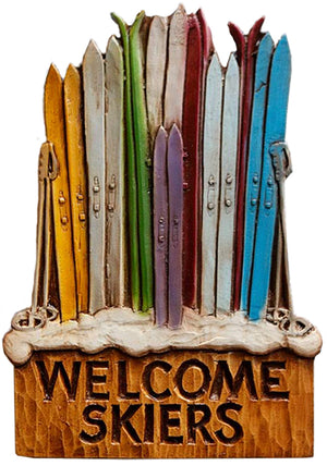 Welcome Skiers Sign  item 707