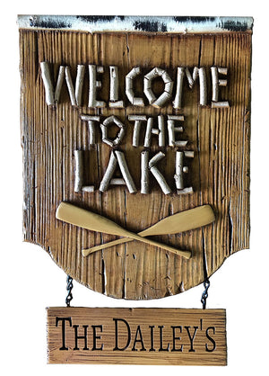 Welcome to the Lake, personalized with your name, item 409P