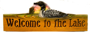 Welcome to the Lake Sign Door Topper 409B