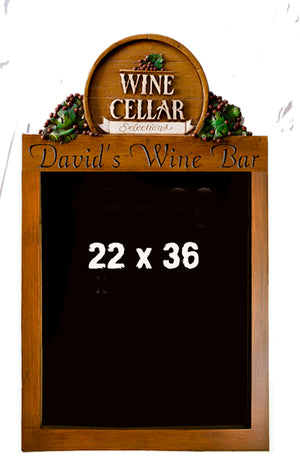 Wine Chalkboard Personalized