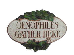 Wine wall Art, Oenophiles Gather Here  (Wine Lovers Gather Here)  #771B